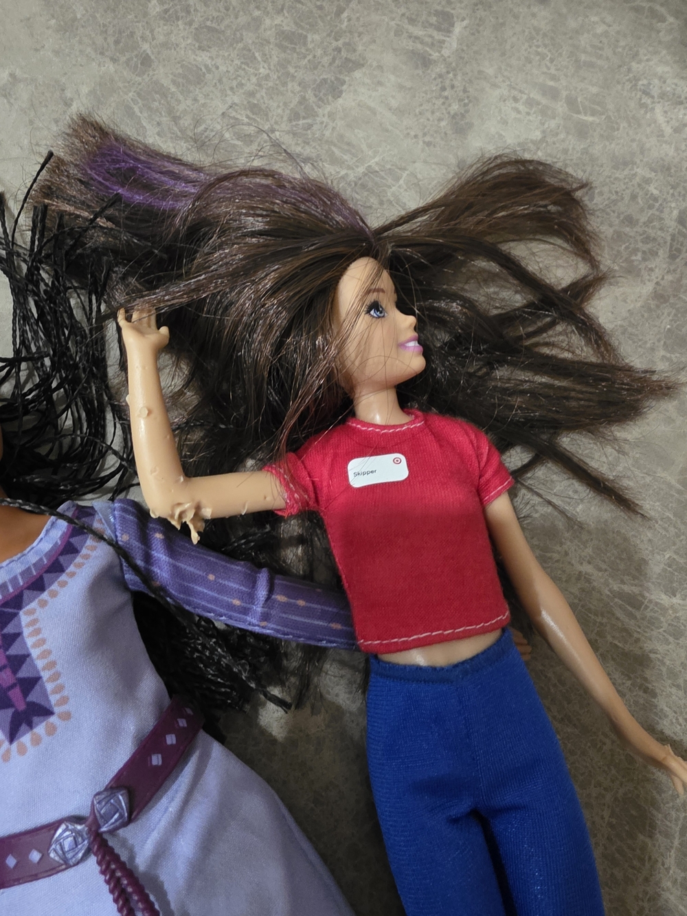 Barbie Mixed Doll & Accessory Lot with Pink, Purple, Blue and Teal Pieces - Picture 2 of 4
